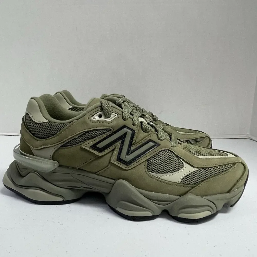 New Balance 9060 Dark Olivine U9060ZGD Size 6 Men Size 7.5 Women Green Workout